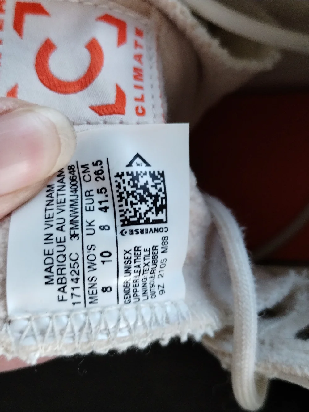 Converse Counter Climate High Top Lugged Sneakers Men’s 8 Women’s 10 - Picture 7 of 10